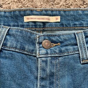 Levi’s vintage high rise skinny